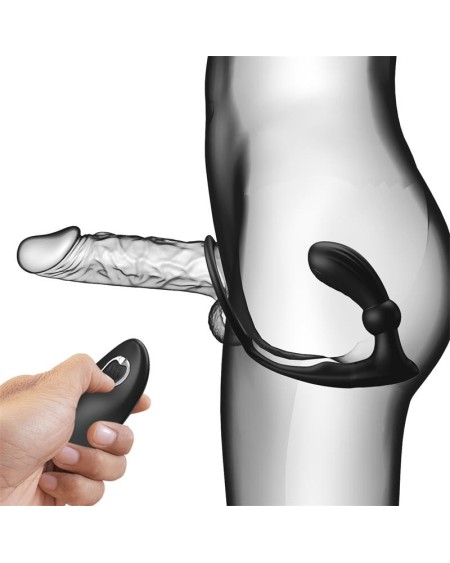 warren remote-controlled vibrant and pulsating anal plug and penis...
