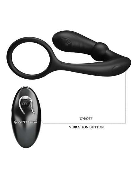 warren remote-controlled vibrant and pulsating anal plug and penis...