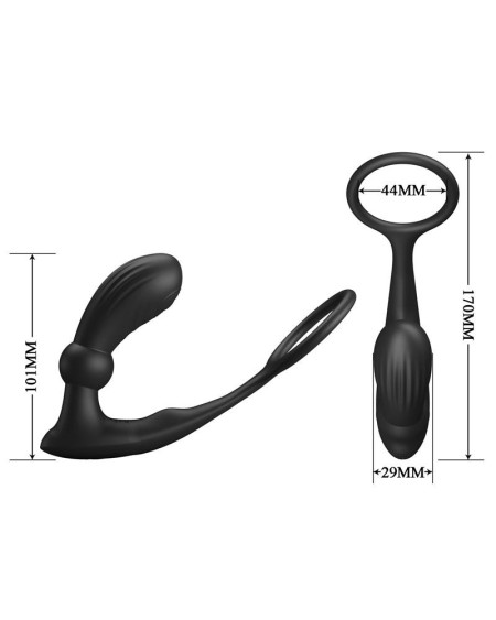 warren remote-controlled vibrant and pulsating anal plug and penis...