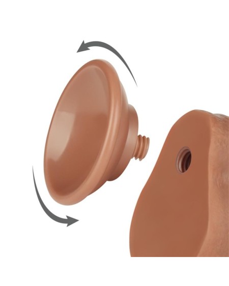 dildo sliding sking 7 brown