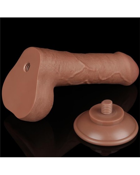dildo sliding sking 7 brown