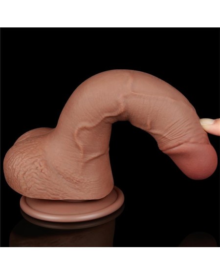 dildo sliding peau 7.5 brown