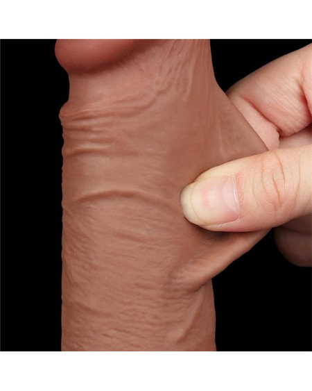dildo sliding peau 7.5 brown