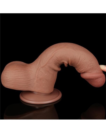 dildo sliding peau 7.5 brown