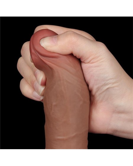 dildo sliding peau 8 brown