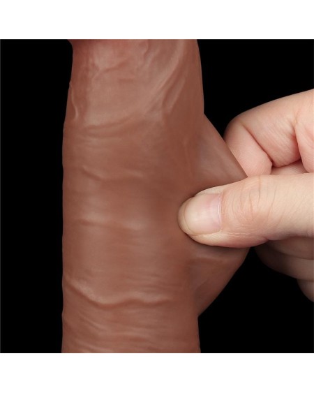 dildo sliding peau 8 brown