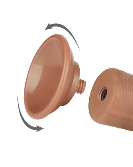 dildo sliding peau 8 brown