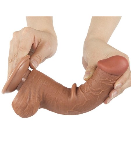 dildo sliding peau 8 brown