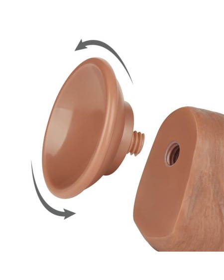 dildo sliding peau 8 brown