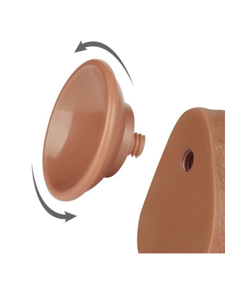 dildo sliding peau 8.5 brown