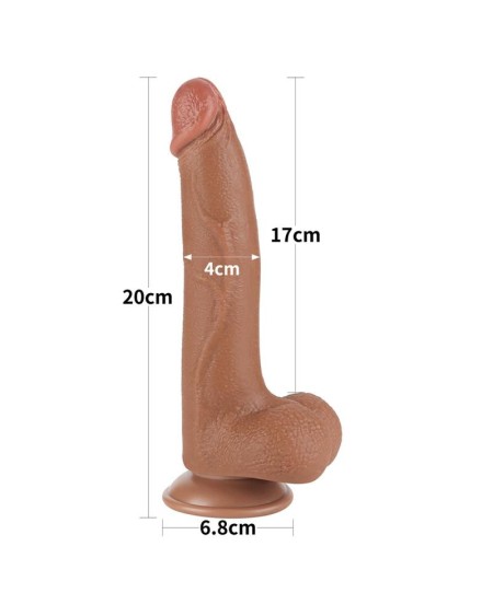 dildo sliding peau 8.5 brown