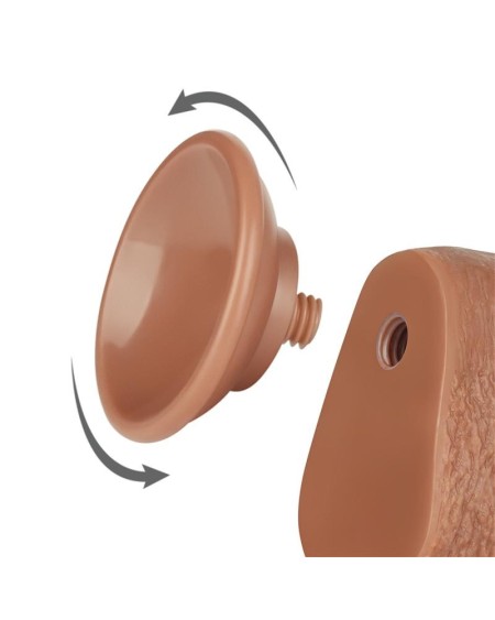 dildo sliding peau 9 brown