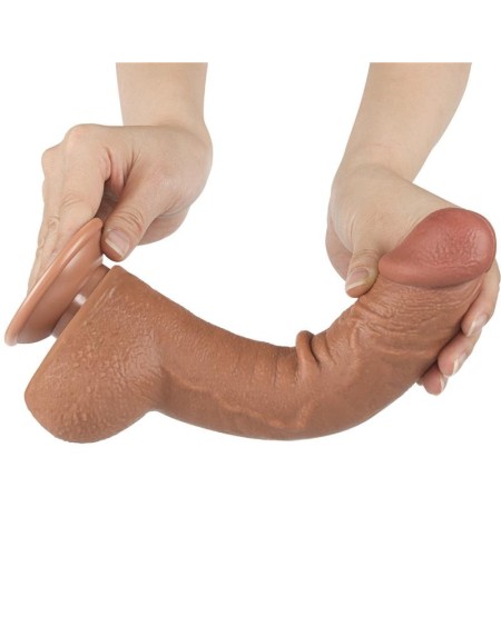 dildo sliding peau 9.5 brown
