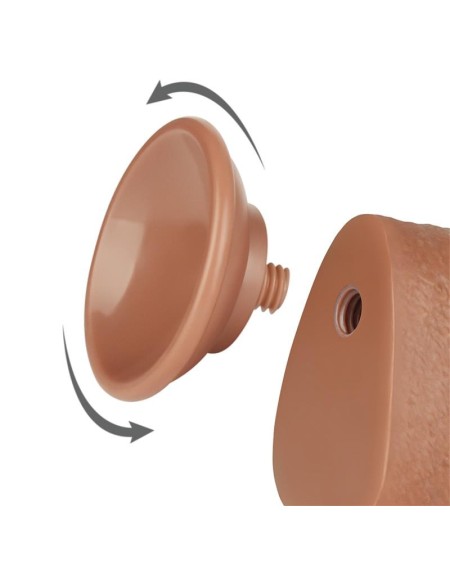 dildo sliding peau 9.5 brown