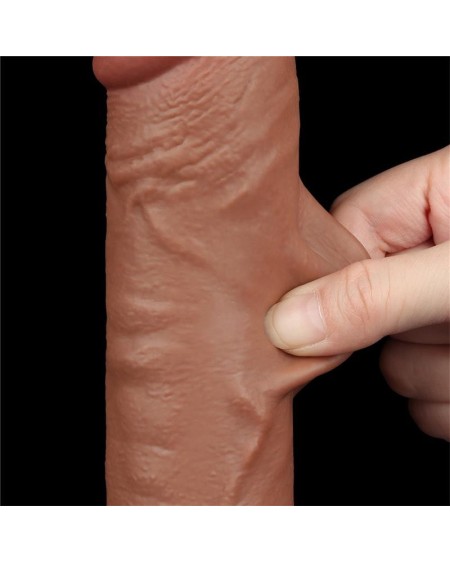 dildo sliding peau 9.5 brown
