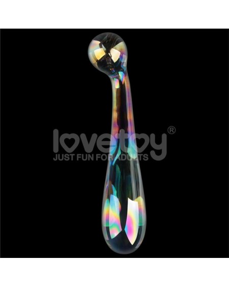 glow in the dark glass dildo twilight gleam alluring arc