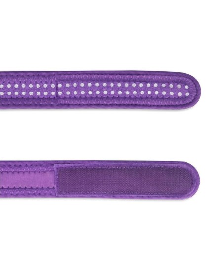 easy strap on harness polka dots violet