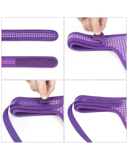 easy strap on harness polka dots violet