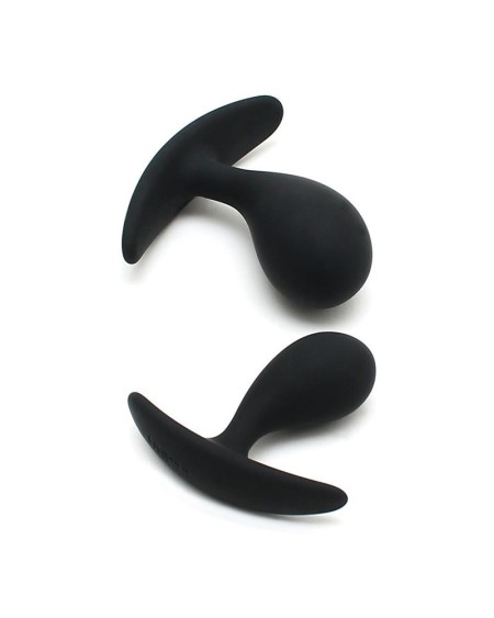 set of 2 anatomic butt plug copenhagen noir