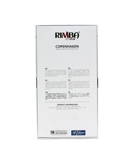 set of 2 anatomic butt plugs copenhagen violet