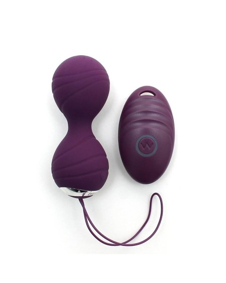 vibrant kegel balls with remote control cannes violet