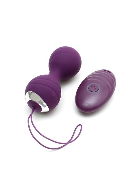 vibrant kegel balls with remote control cannes violet