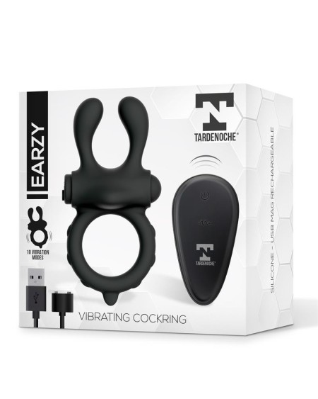 earzy vibrant penis ring with remote control usb magnetic silicone