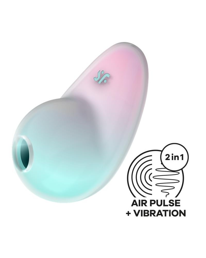 pixie dust clitoris sucker with vibration mintpink
