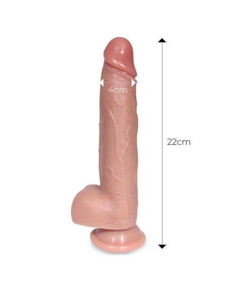 tiberio réaliste turbo shaking dildo with thrusting, 360o rotation,...