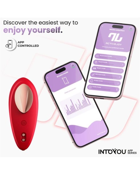 panty vibrator with app silicone red
