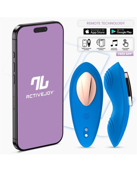 panty vibrator with app silicone blue