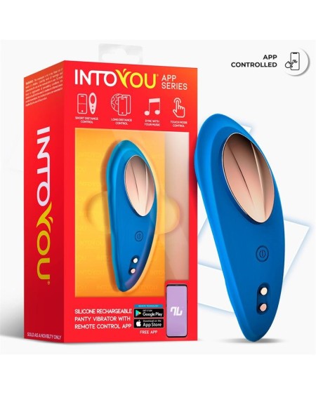 panty vibrator with app silicone blue