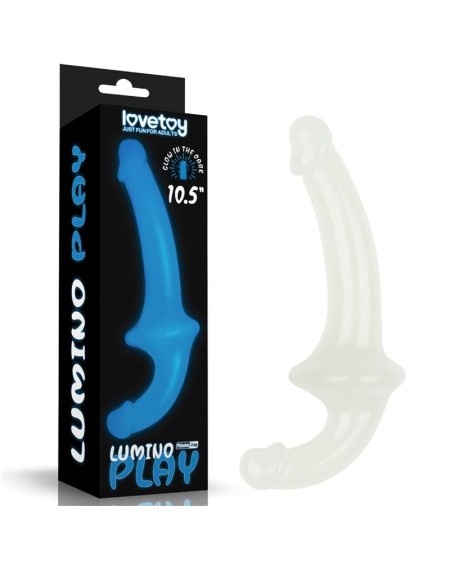 double dildo lumino play blue light 10.5