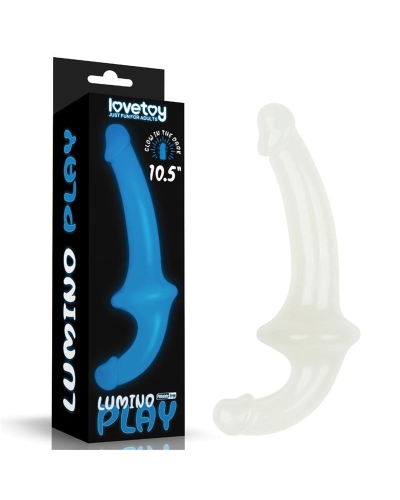 double dildo lumino play blue light 10.5