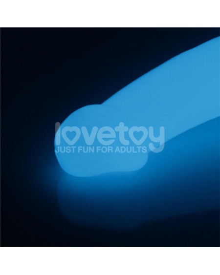 double dildo lumino play blue light 10.5