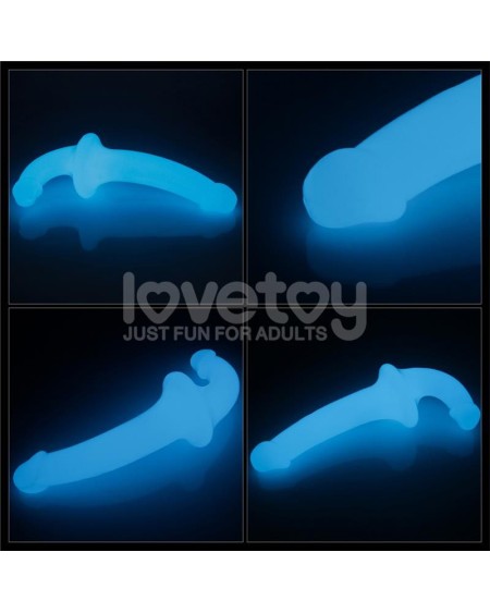 double dildo lumino play blue light 10.5