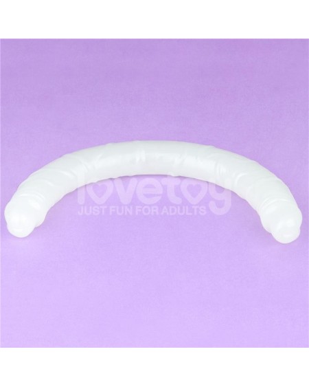 double dildo lumino blue light 18.5