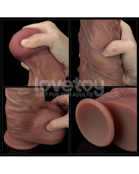 dildo dual layered xxl 10.5 noir