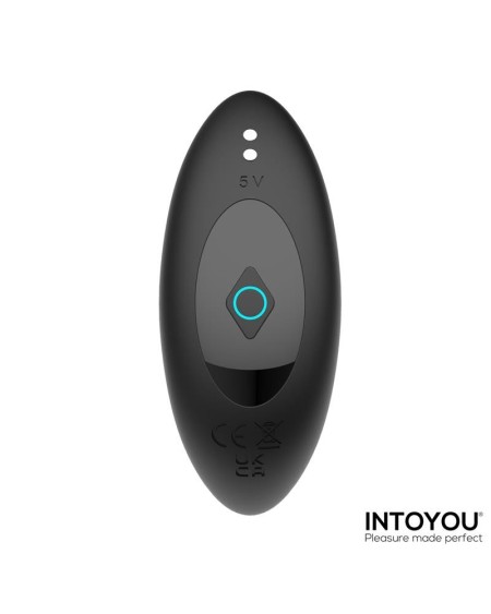 milton dual tapping anal plug with remote control