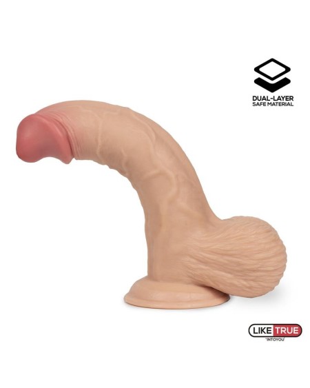 fentok réaliste dildo whole eggs sliding peau dual layer 7.5
