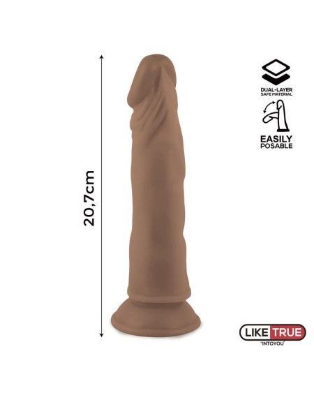 lenser articulable-posable réaliste dildo 8 brown