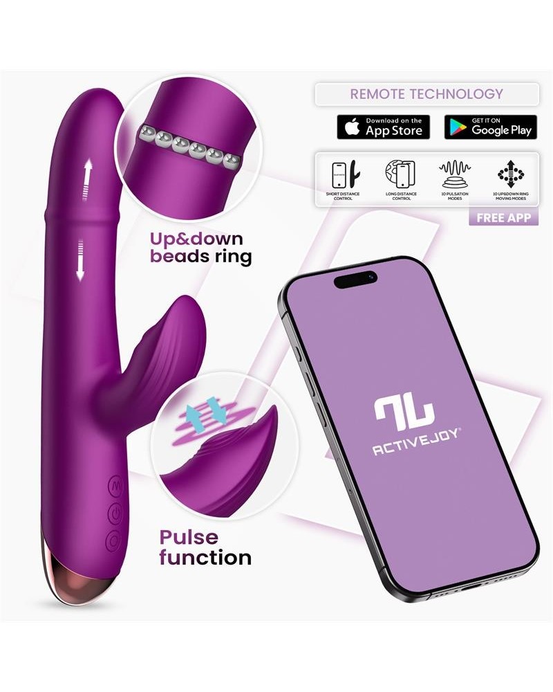 sendel vibe with up and down internal beads ring and pulsation with...