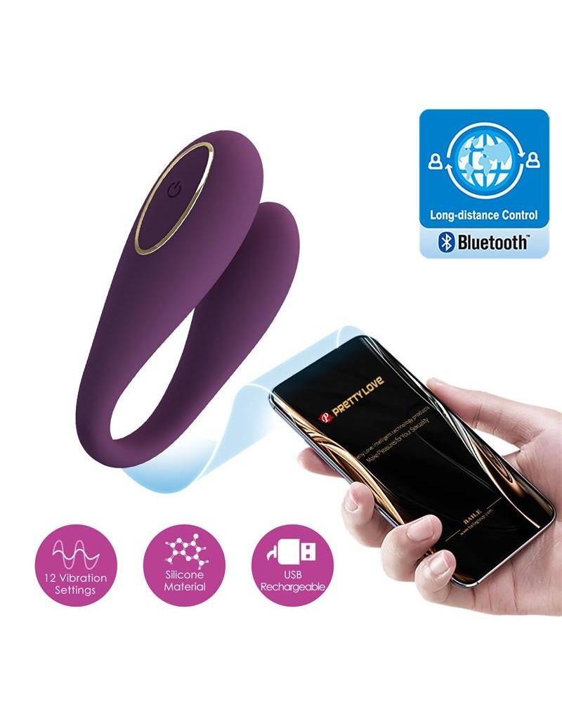 august vibrador de parejas app remote lila cl12