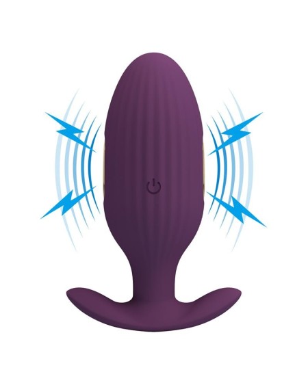 jefferson anal plug with vibration and electroshock with app