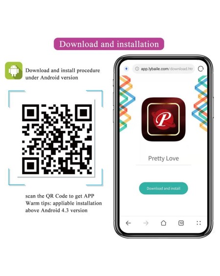 jefferson anal plug with vibration and electroshock with app