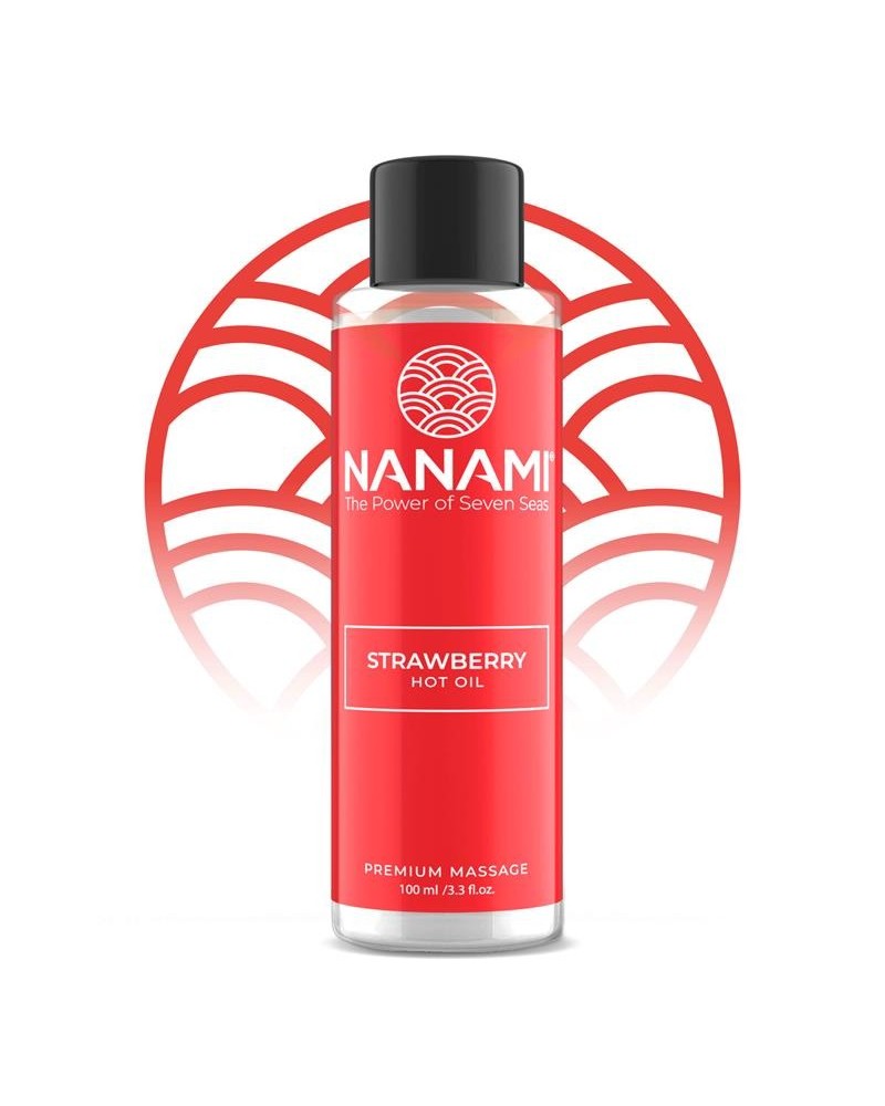 hot oil massage sweet strawberry aroma heat effect 100 ml