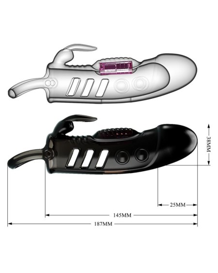 vibrant penis sleeve noir