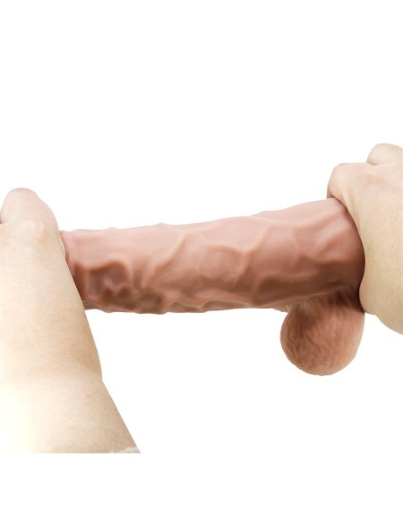 sliding peau réaliste dildo 24 cm