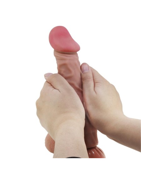 sliding peau réaliste dildo 24 cm
