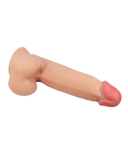 sliding peau réaliste dildo 21.8 cm